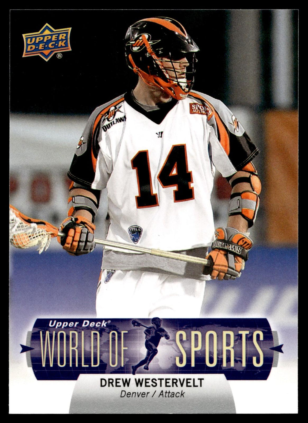 Drew Westervelt 2011 Upper Deck World of Sports Denver Outlaws #183