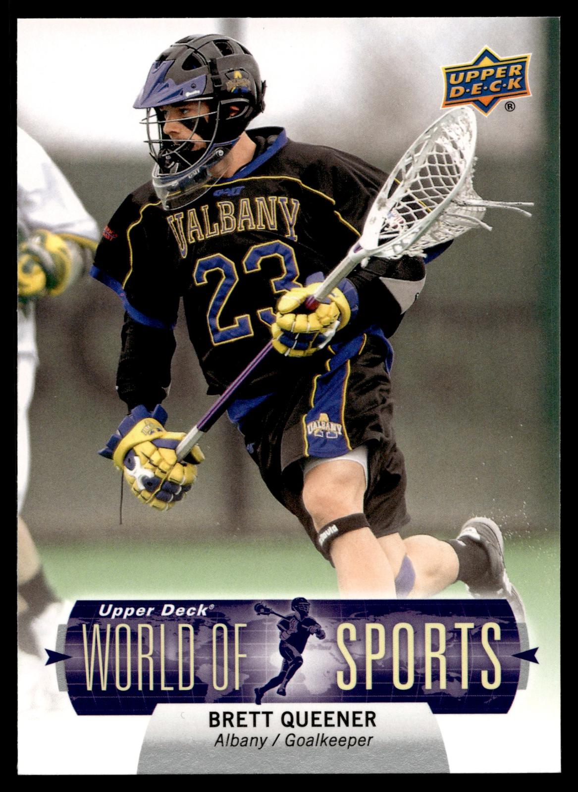 Brett Queener 2011 Upper Deck World of Sports Albany Great Danes #212
