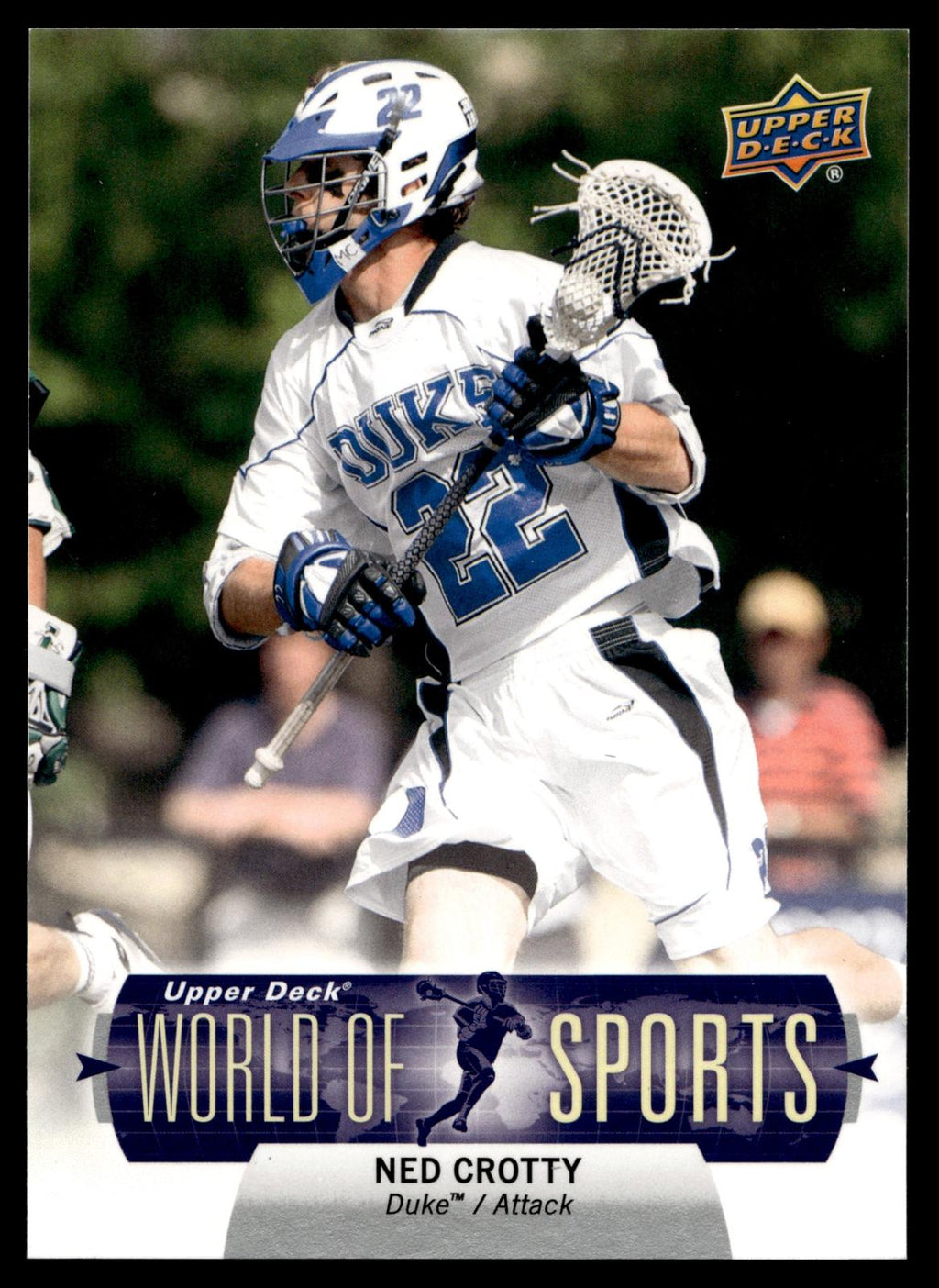 Ned Crotty 2011 Upper Deck World of Sports Duke Blue Devils #378