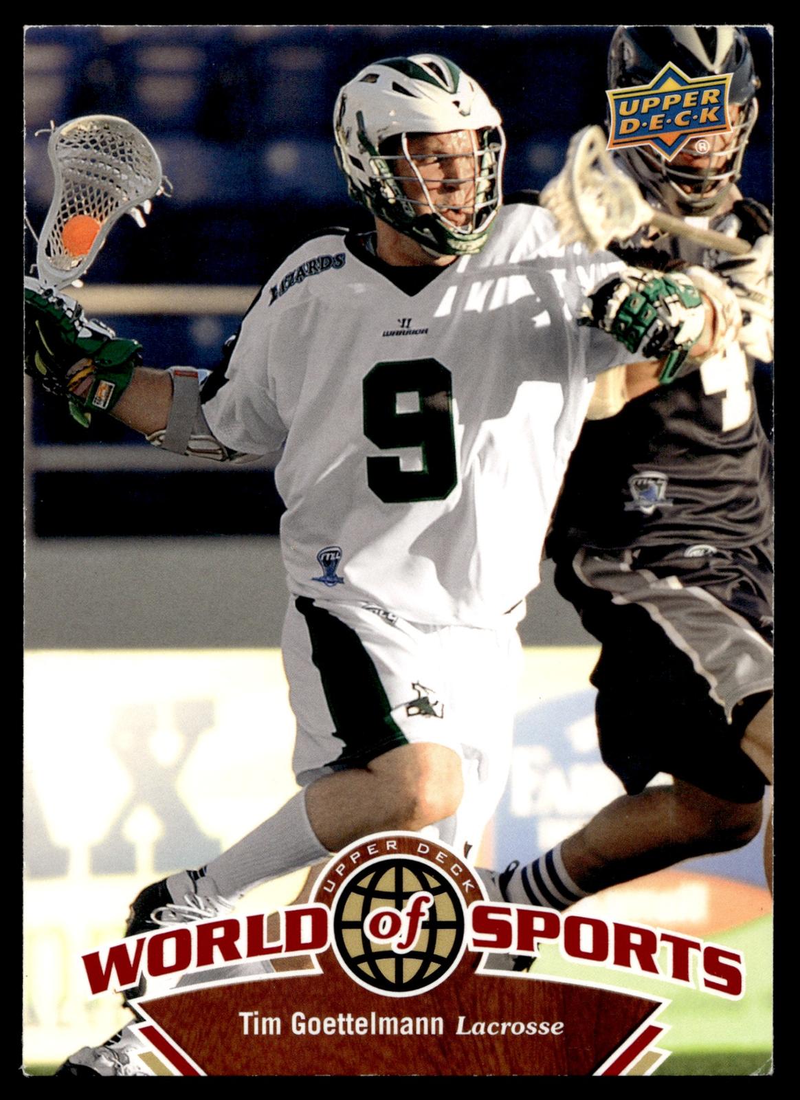 Tim Goettelmann 2010 Upper Deck World of Sports Long Island Lizards #257