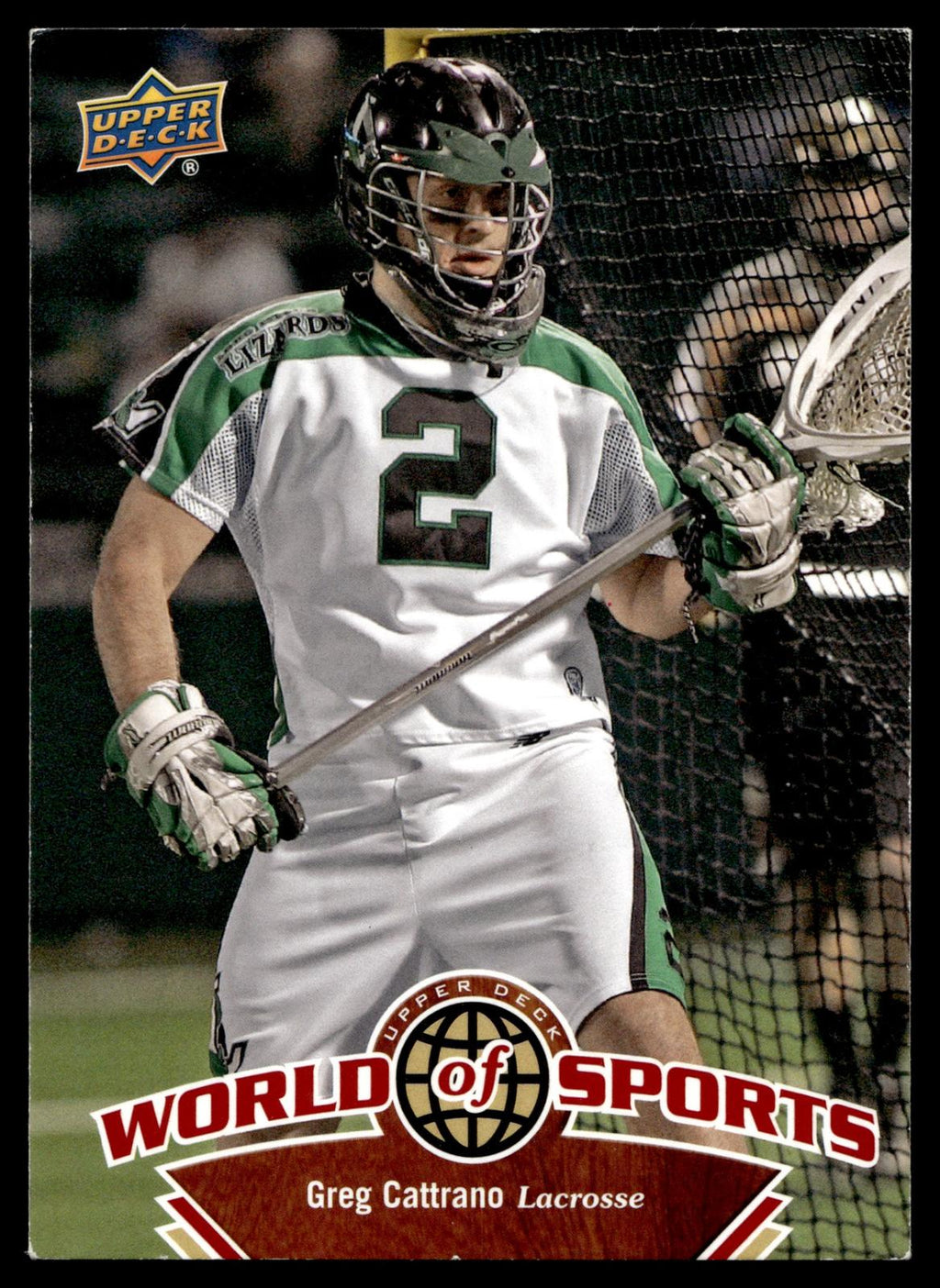 Greg Cattrano 2010 Upper Deck World of Sports Long Island Lizards #258
