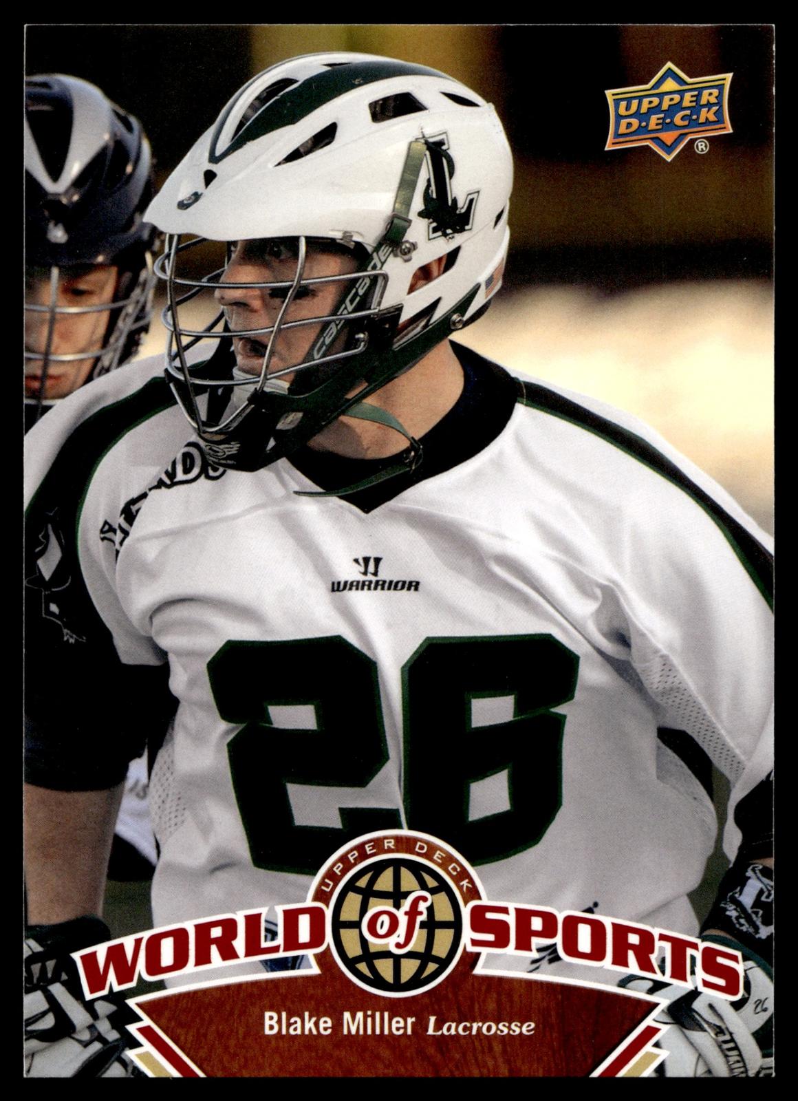 Blake Miller 2010 Upper Deck World of Sports Long Island Lizards #262