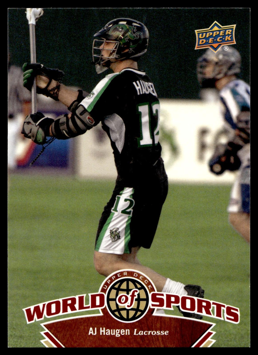 A.J. Haugen 2010 Upper Deck World of Sports Long Island Lizards #266