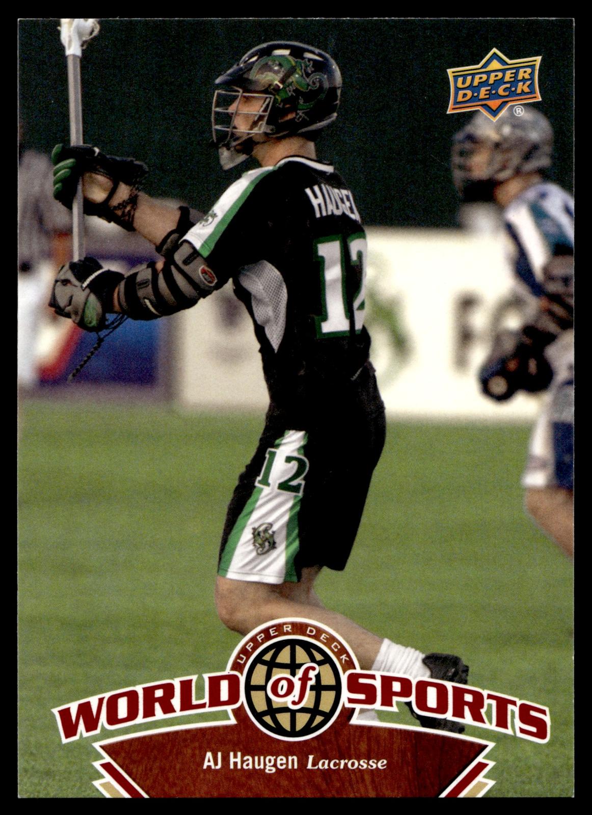 A.J. Haugen 2010 Upper Deck World of Sports Long Island Lizards #266