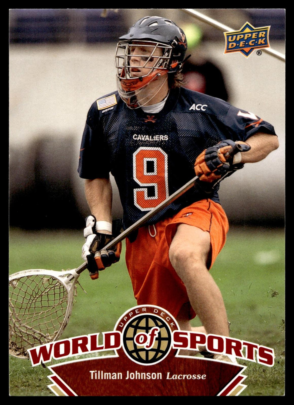 Tillman Johnson 2010 Upper Deck World of Sports Virginia Cavaliers #278