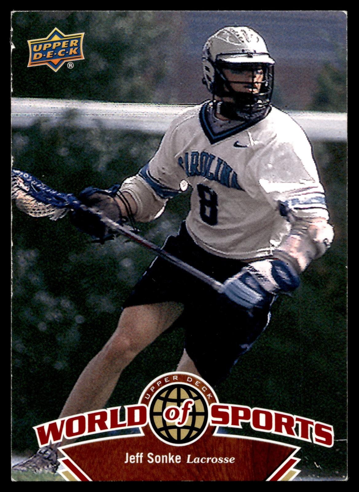 Jeff Sonke 2010 Upper Deck World of Sports North Carolina Tar Heels #280