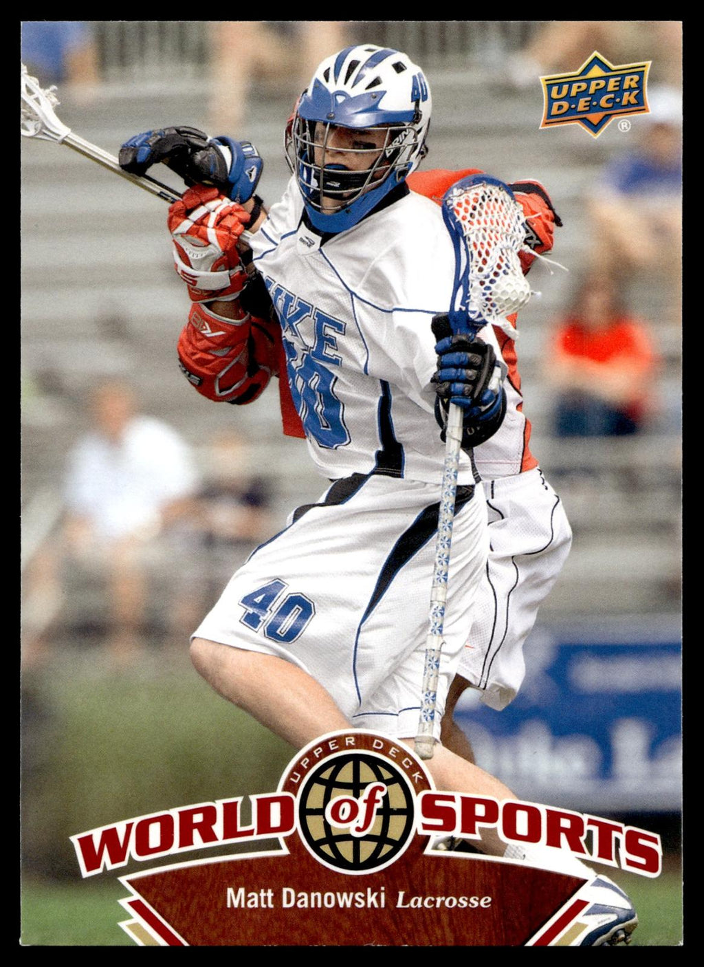 Matt Danowski 2010 Upper Deck World of Sports Duke Blue Devils #296