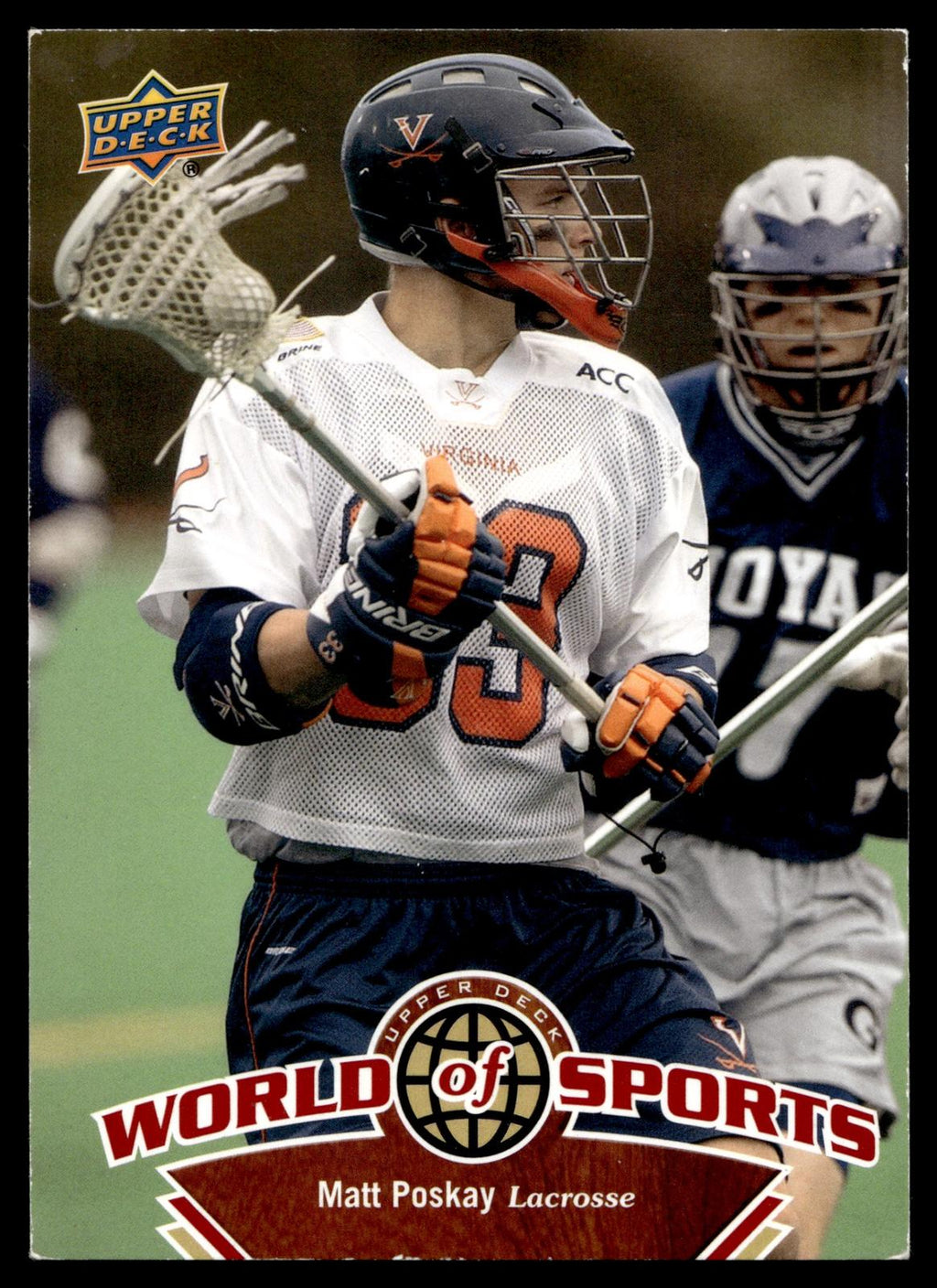 Matt Poskay 2010 Upper Deck World of Sports Virginia Cavaliers #297