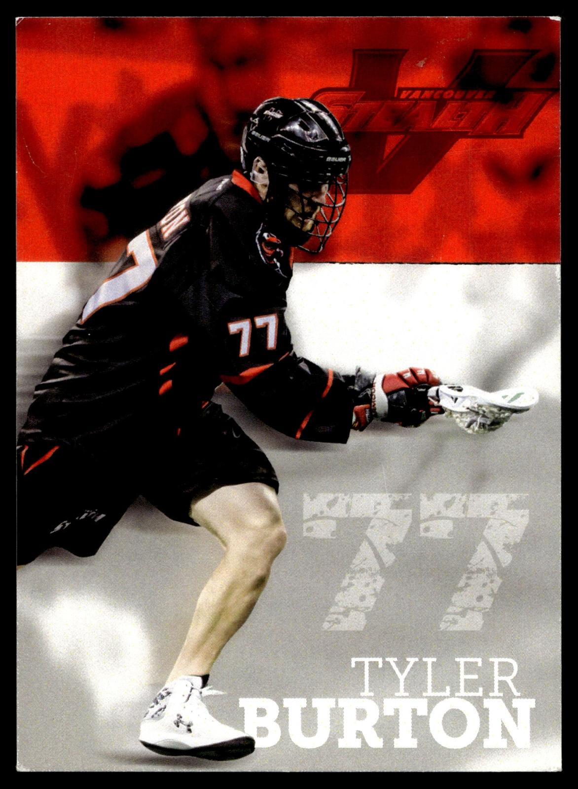 Tyler Burton 2015 NLL Vancouver Stealth Set Vancouver Stealth #22/24