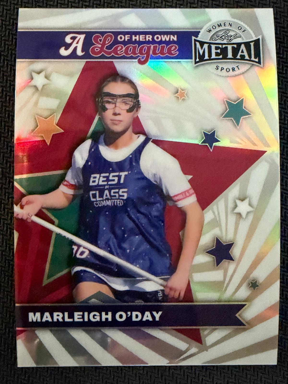 Marleigh O’Day 2025 Leaf WOM Clemson A League of Her Own Silver 9/10 #LB-21