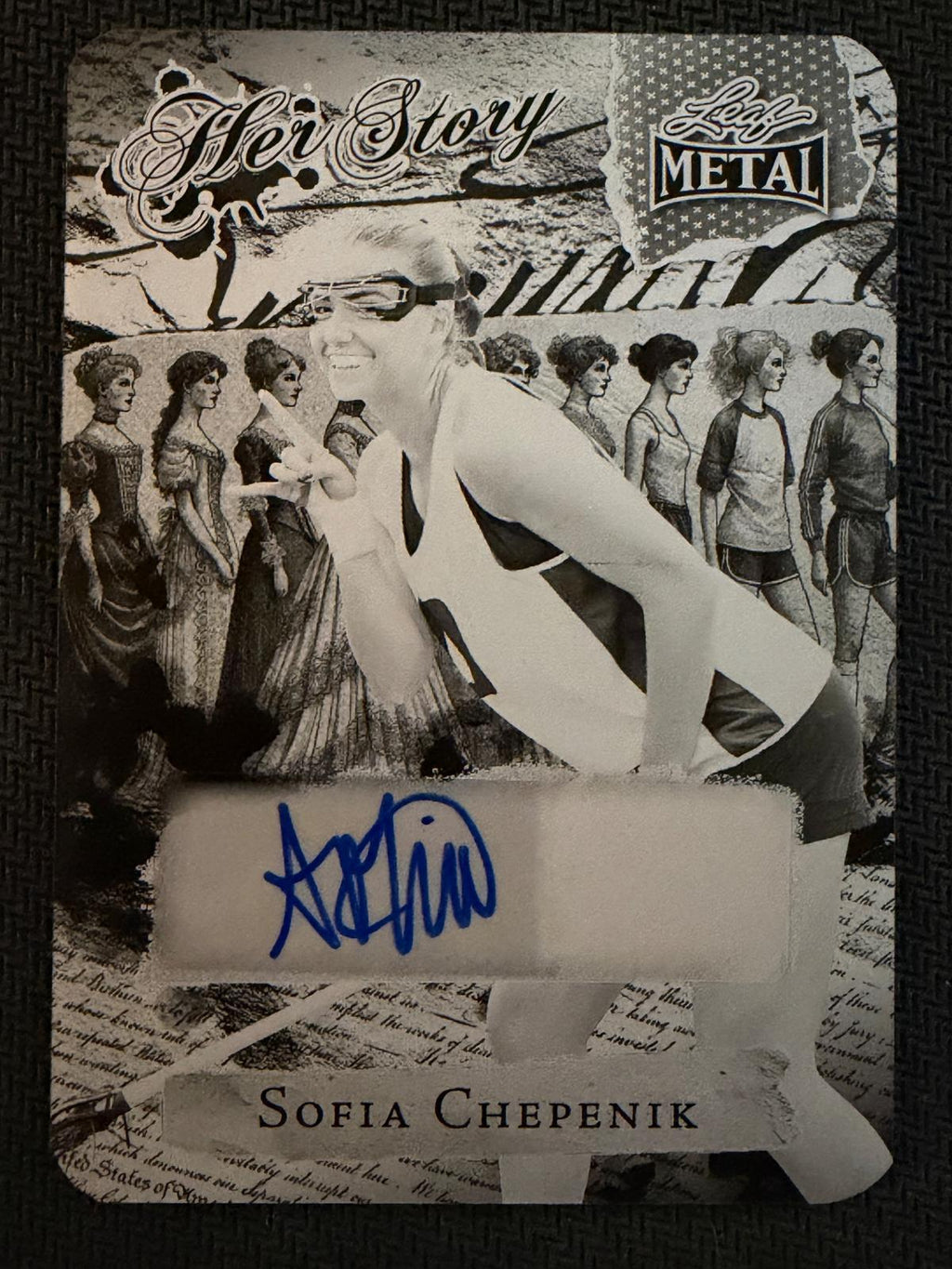 Sophia Chepenik 2025 Leaf WOM Clemson Printing Plate Auto 1/1 #HS-SC1