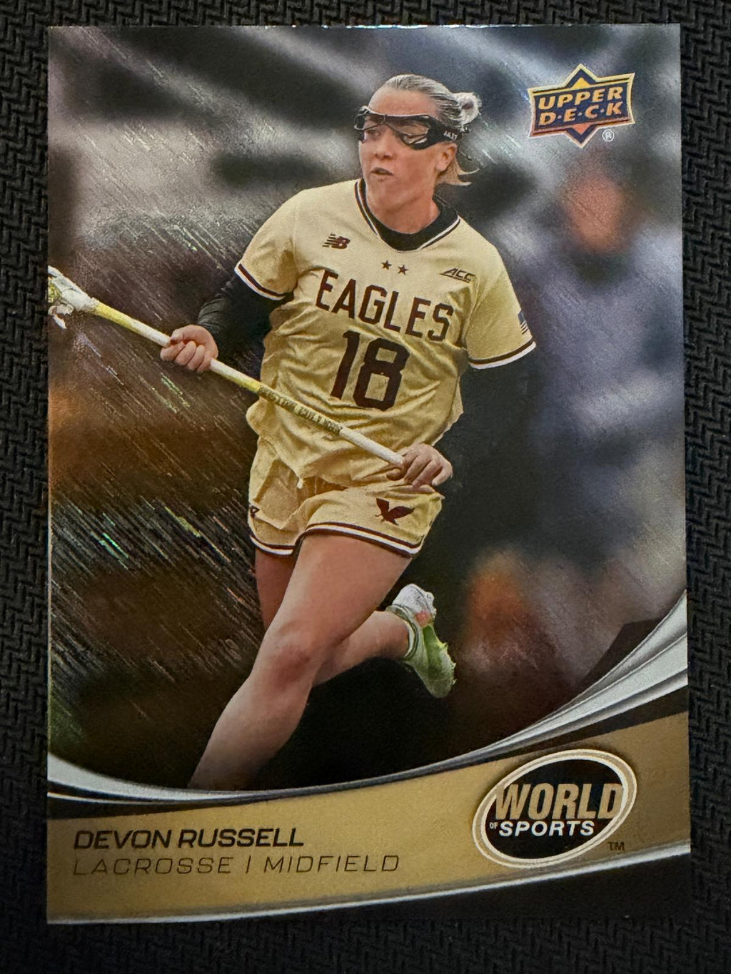Devon Russell 2026 Upper Deck WOS Volume 2 Boston College Eagles Sparkle #36