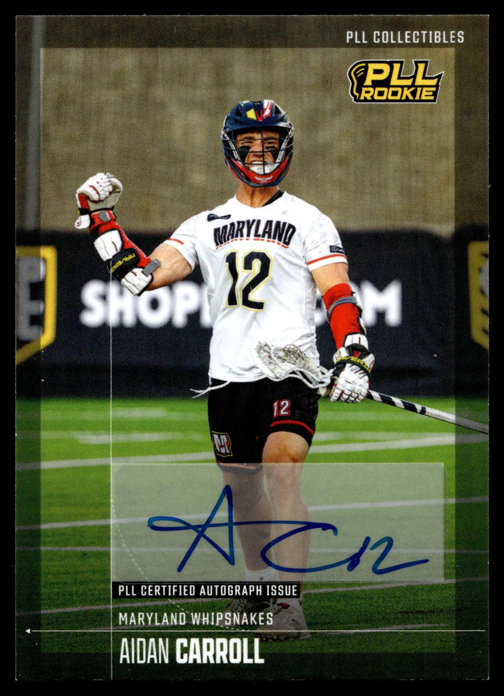 Aidan Carroll 2026 PLL Fieldside II Maryland Whipsnakes Base Auto #08