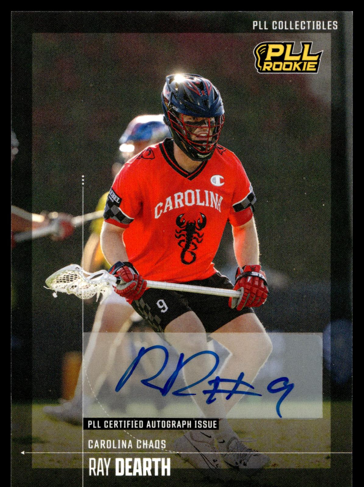 Ray Dearth 2026 PLL Fieldside II Carolina Chaos Base Auto #83