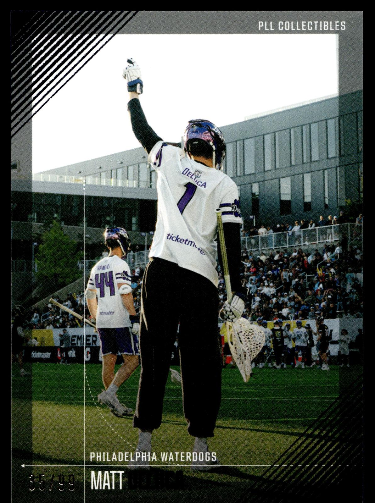 Matt DeLuca 2026 PLL Fieldside II Philadelphia Water Dogs Blue 35/99 #55