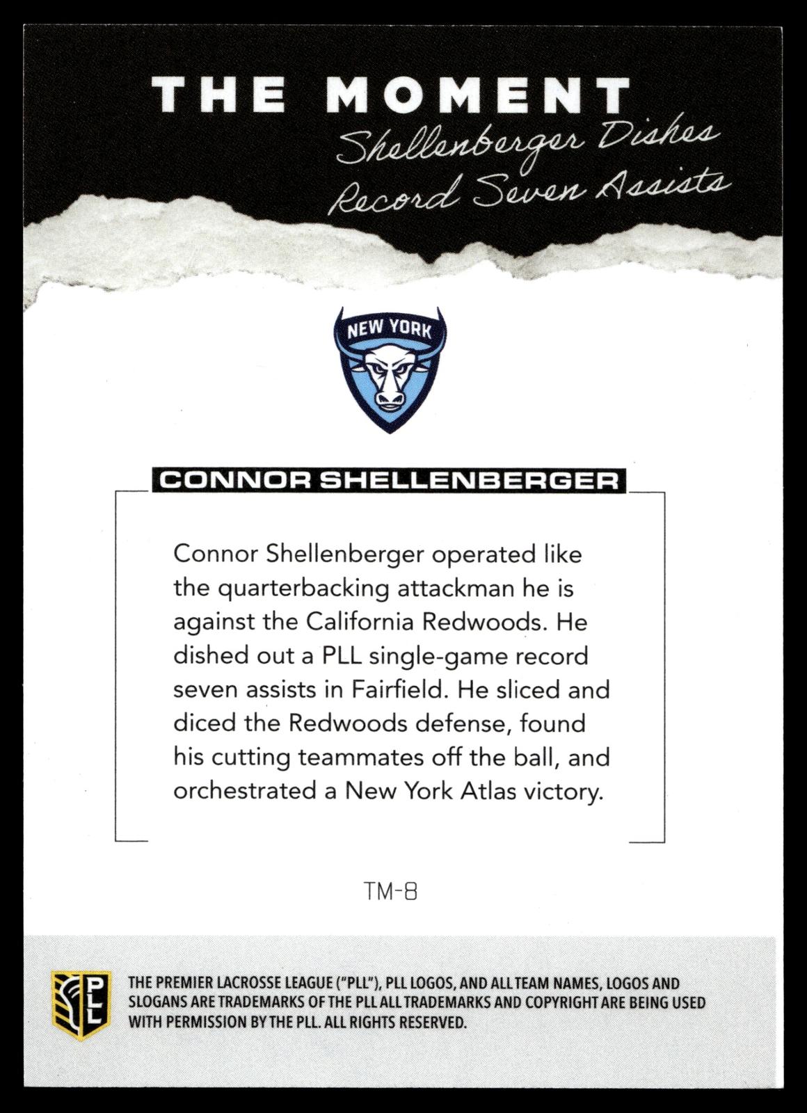 Connor Shellenberger 2026 PLL Fieldside II New York Atlas Blue 19/99 #TM-8