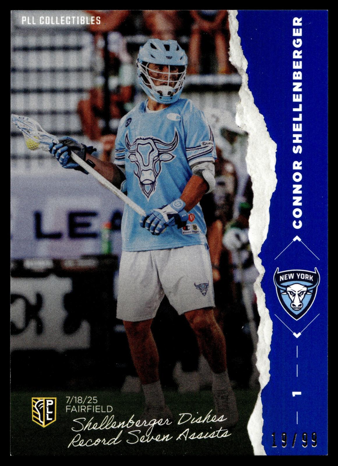 Connor Shellenberger 2026 PLL Fieldside II New York Atlas Blue 19/99 #TM-8