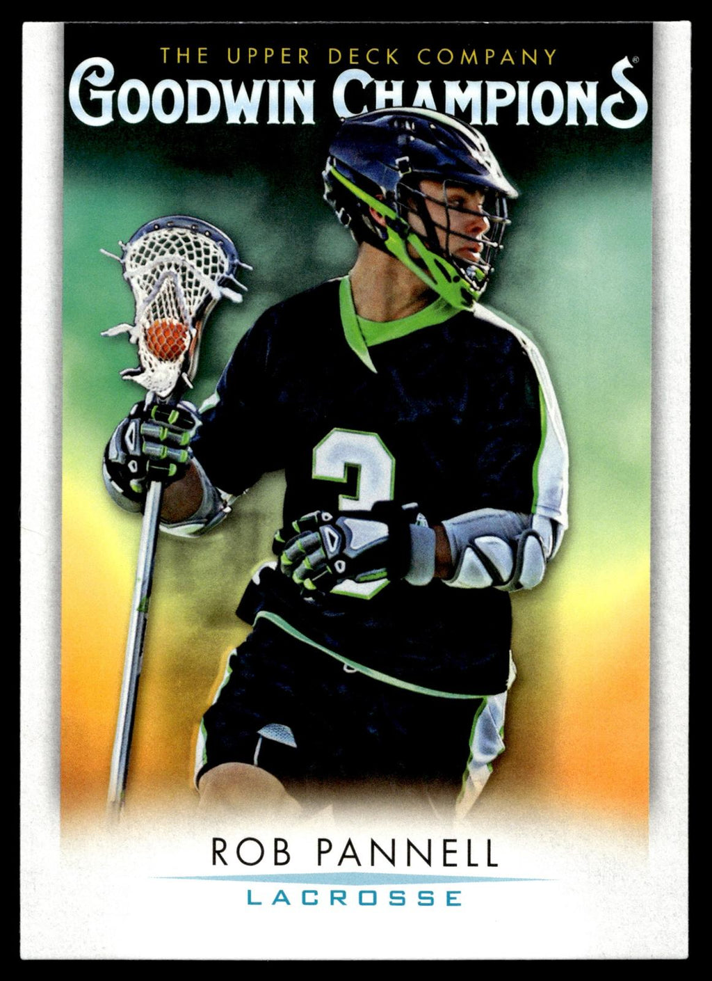 Rob Pannell 2021 Upper Deck Goodwin Champions Turquoise #48