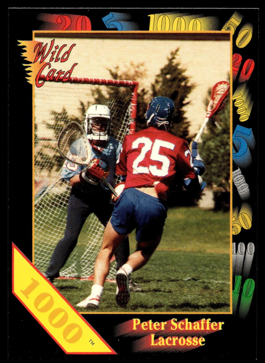 Peter Schaffer 1991 Wild Card (Promo) Denver Rifles #NNO