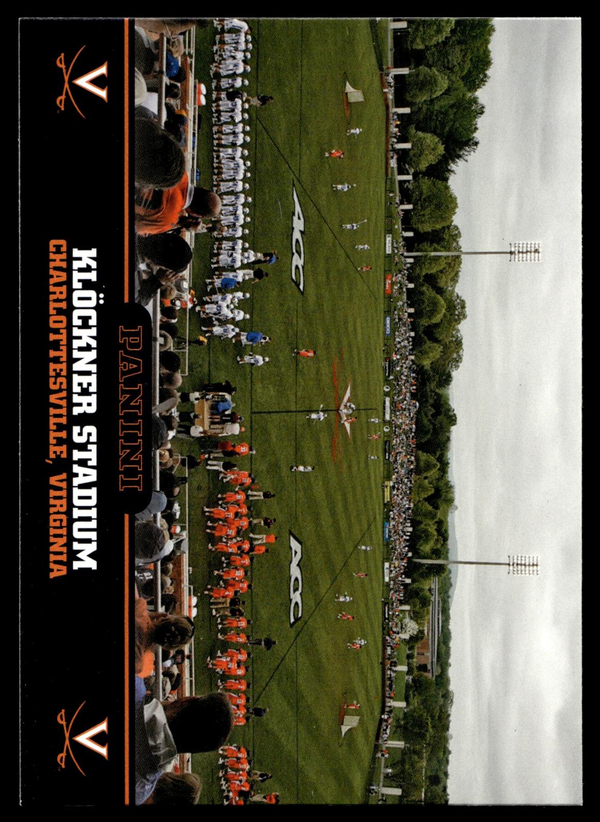 Klöckner Stadium 2016 Panini Virginia Cavaliers Virginia Cavaliers Silver #9