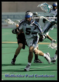 Paul Cantabene 2006 Schedule Card Baltimore Bayhawks