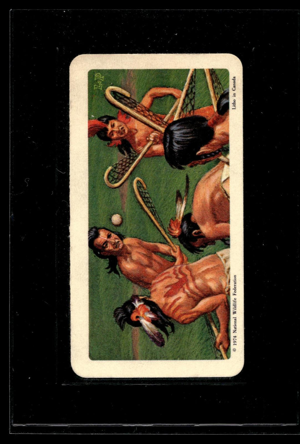 1974 Lacrosse Brooke Bond (Red Rose Tea) Indians of Canada #14