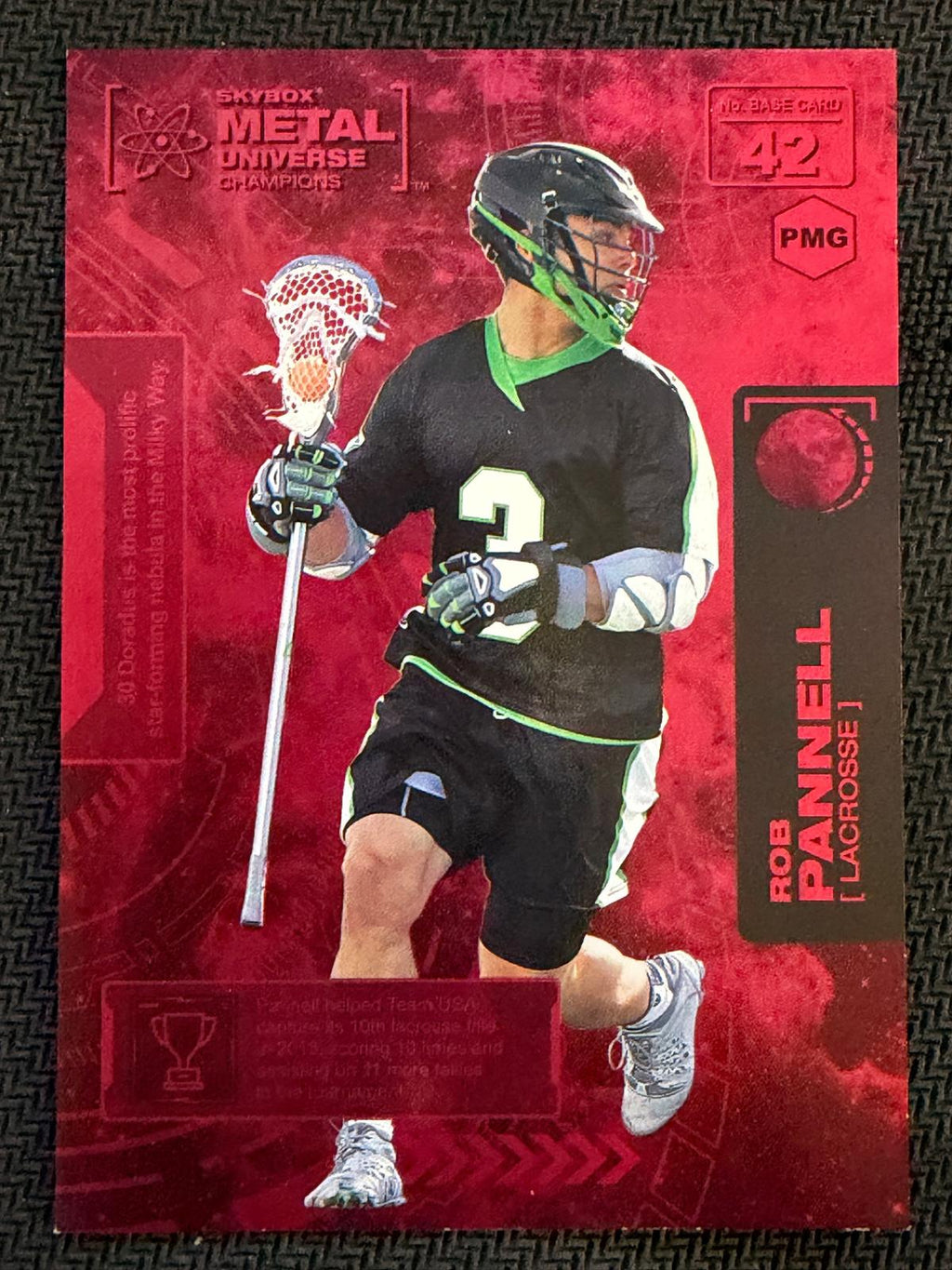 Rob Pannell 2021 SkyBox Metal Universe Precious Metal Gems Red 047/150 #42
