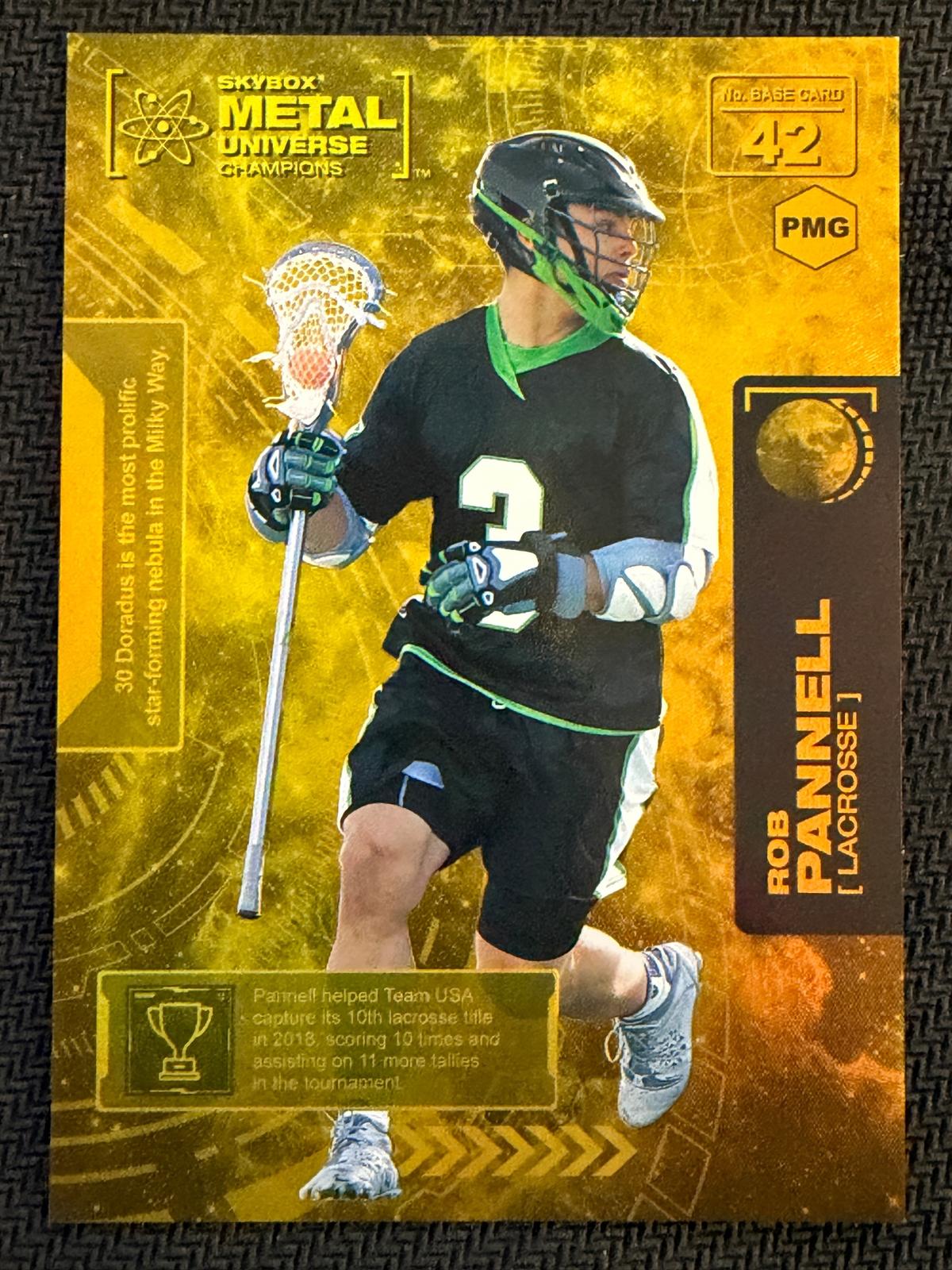 Rob Pannell 2021 SkyBox Metal Universe Precious Metal Gems Orange 064/100 #42