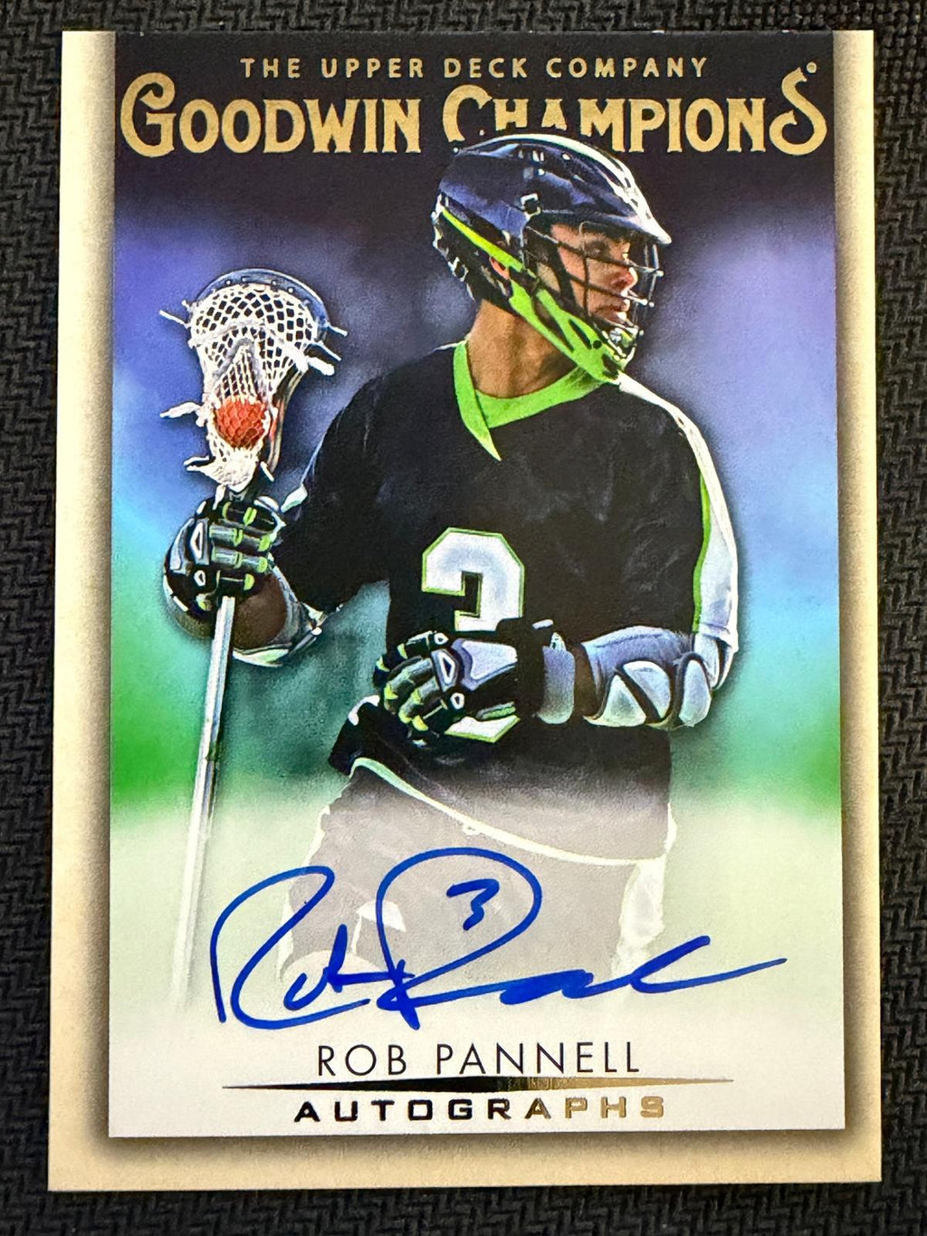 Rob Pannell 2021 Upper Deck Goodwin Champions Autographs #A-RP