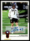 Tj Malone 2025 PLL Flagship Maryland Whipsnakes Base Auto #38