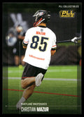 Christian Mazur 2026 PLL Fieldside II Maryland Whipsnakes Matte Finish #78