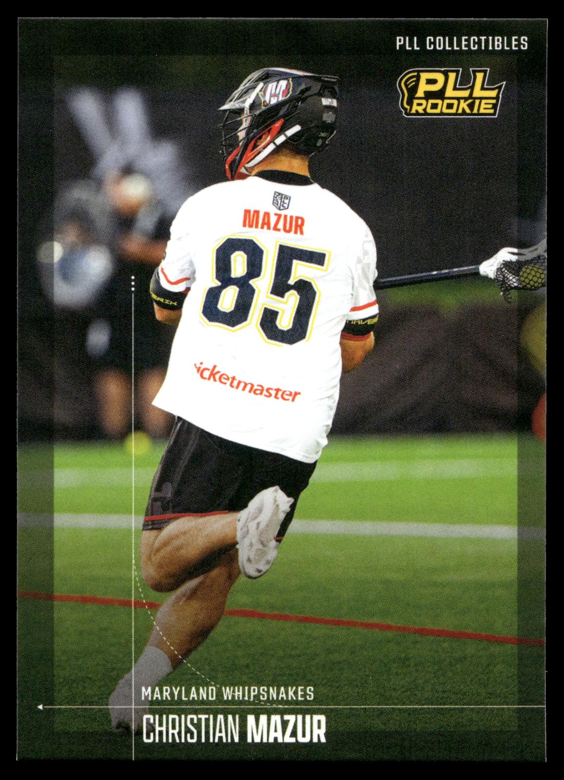 Christian Mazur 2026 PLL Fieldside II Maryland Whipsnakes Matte Finish #78
