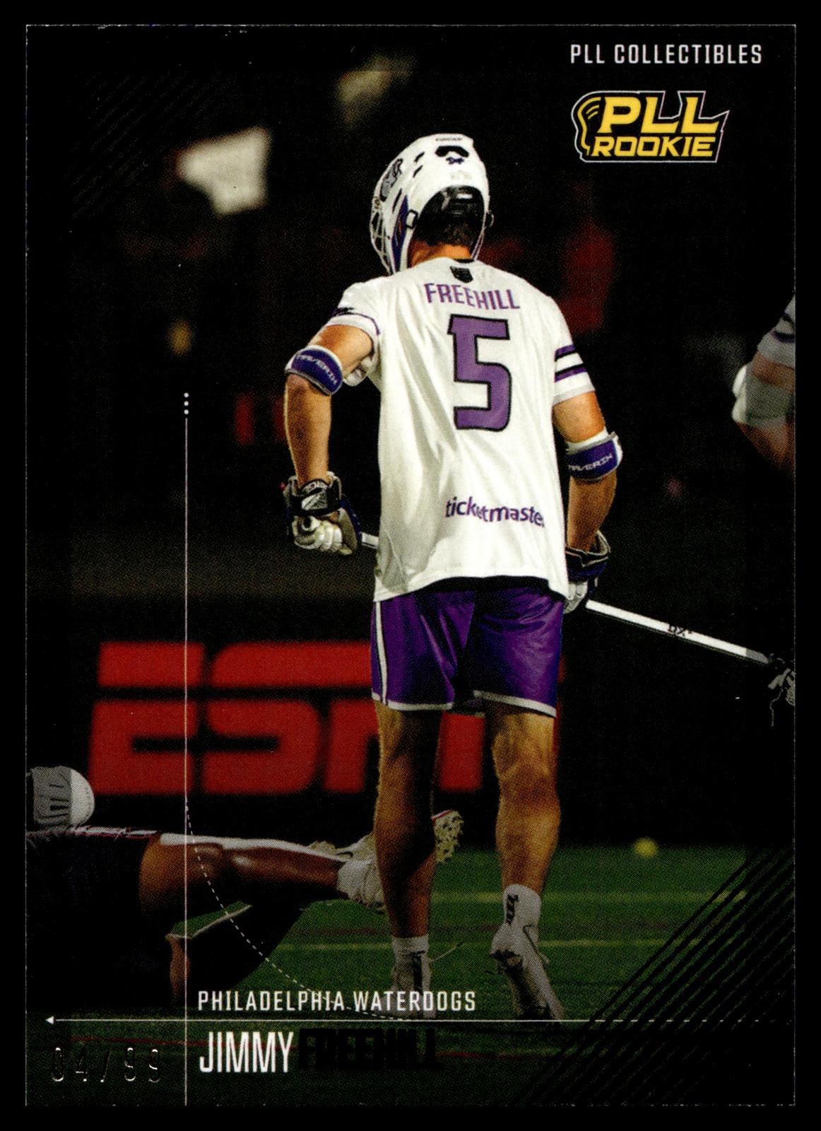 Jimmy Freehill 2026 PLL Fieldside II Philadelphia Waterdogs Blue 04/99 #31