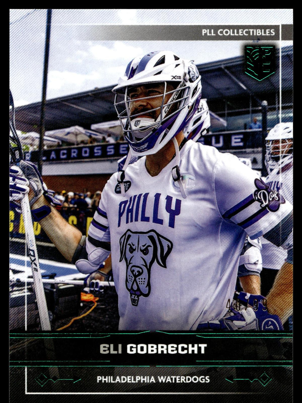 Eli Gobrecht 2025 PLL Fieldside Philadelphia Waterdogs #39
