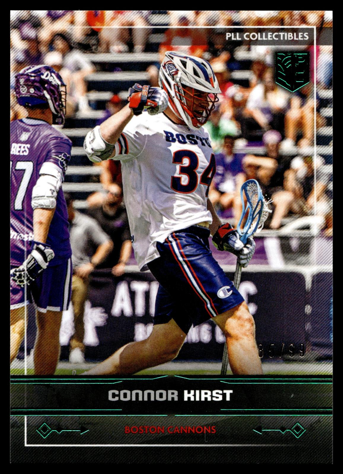 Connor Kirst 2025 PLL Fieldside Boston Cannons Green Foil 85/99 #20