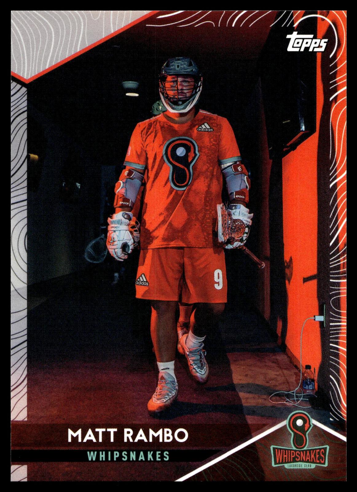 Matt Rambo 2022 Topps PLL Whipsnakes Image Variation #21