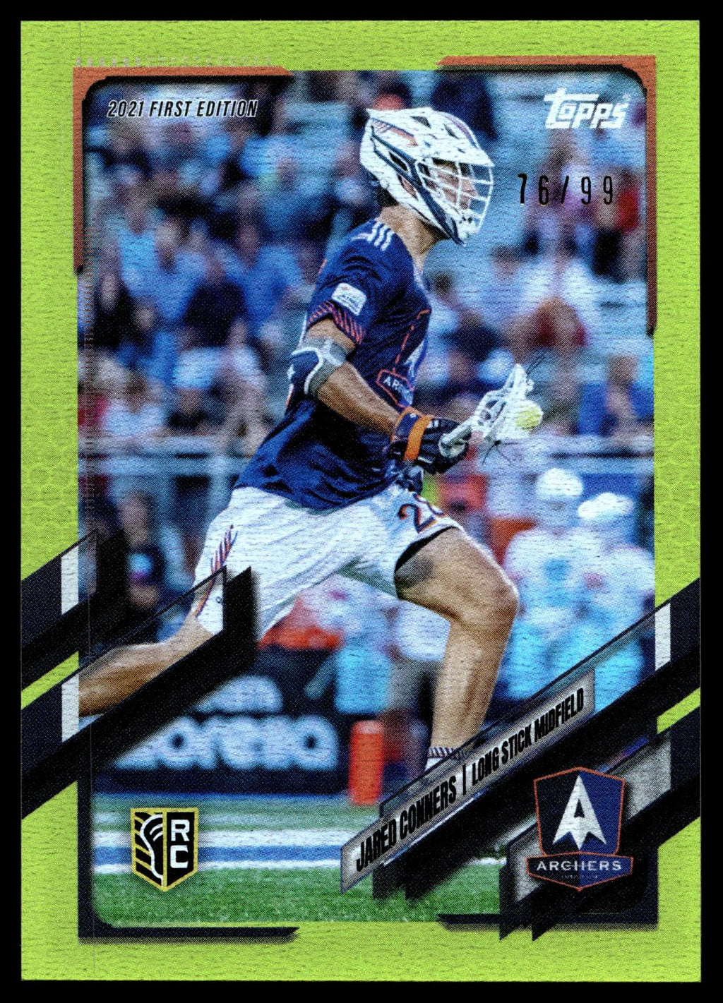 Jared Conners 2021 PLL First Edition Archers Yellow 76/99 #4