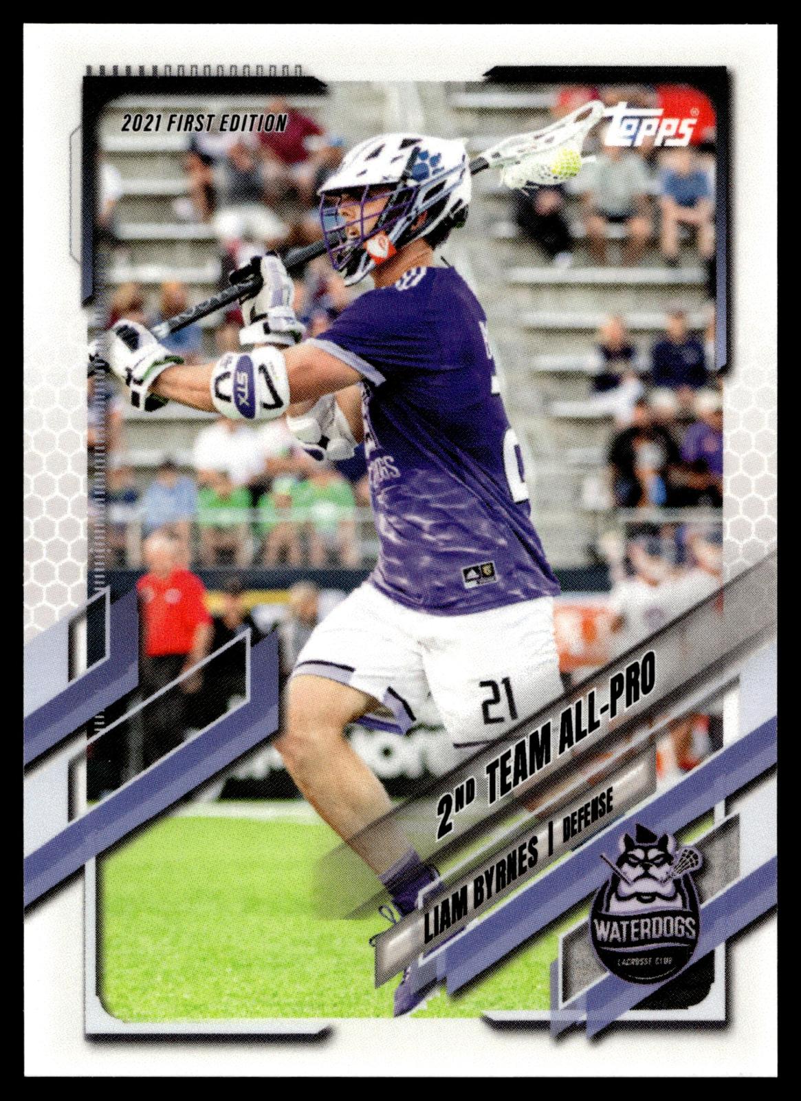 Liam Byrnes 2021 PLL First Edition Waterdogs #49