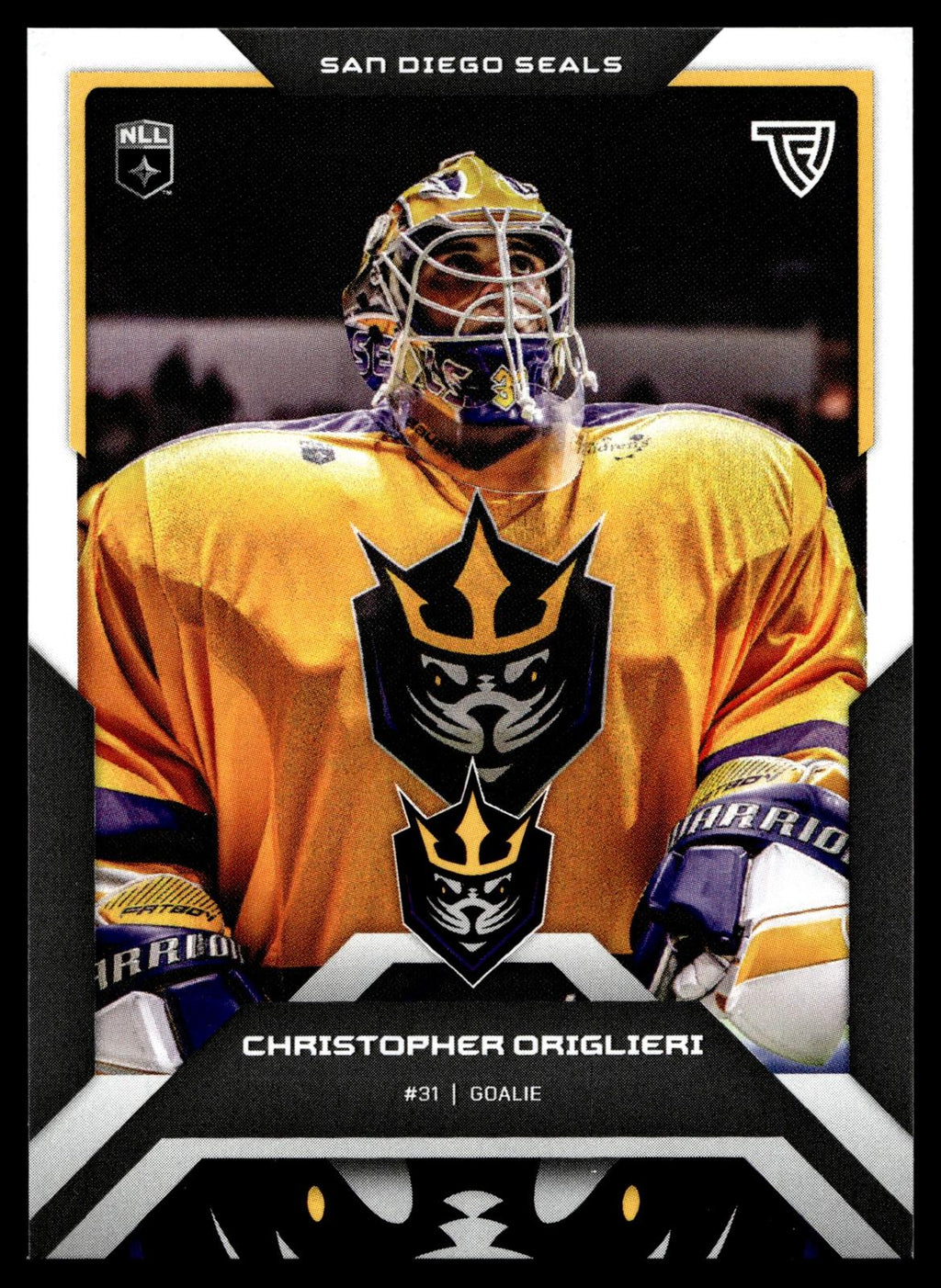 Christopher Origlieri 2025 TFL NLL San Diego Seals #72