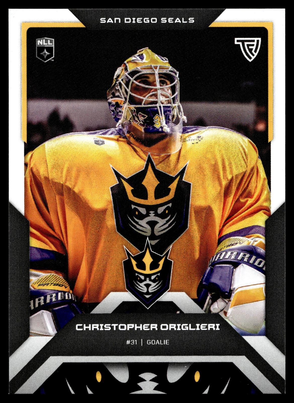 Christopher Origlieri 2025 TFL NLL San Diego Seals #72