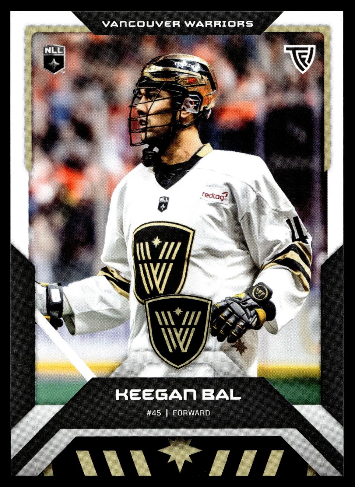 Keegan Bal 2025 TFL NLL Vancouver Warriors #117