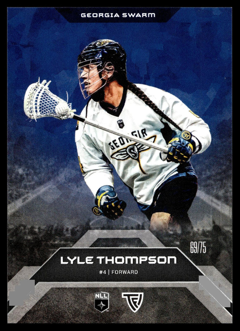 Lyle Thompson 2025 TFL Sports NLL Georgia Swarm Home Floor 69/75 #100