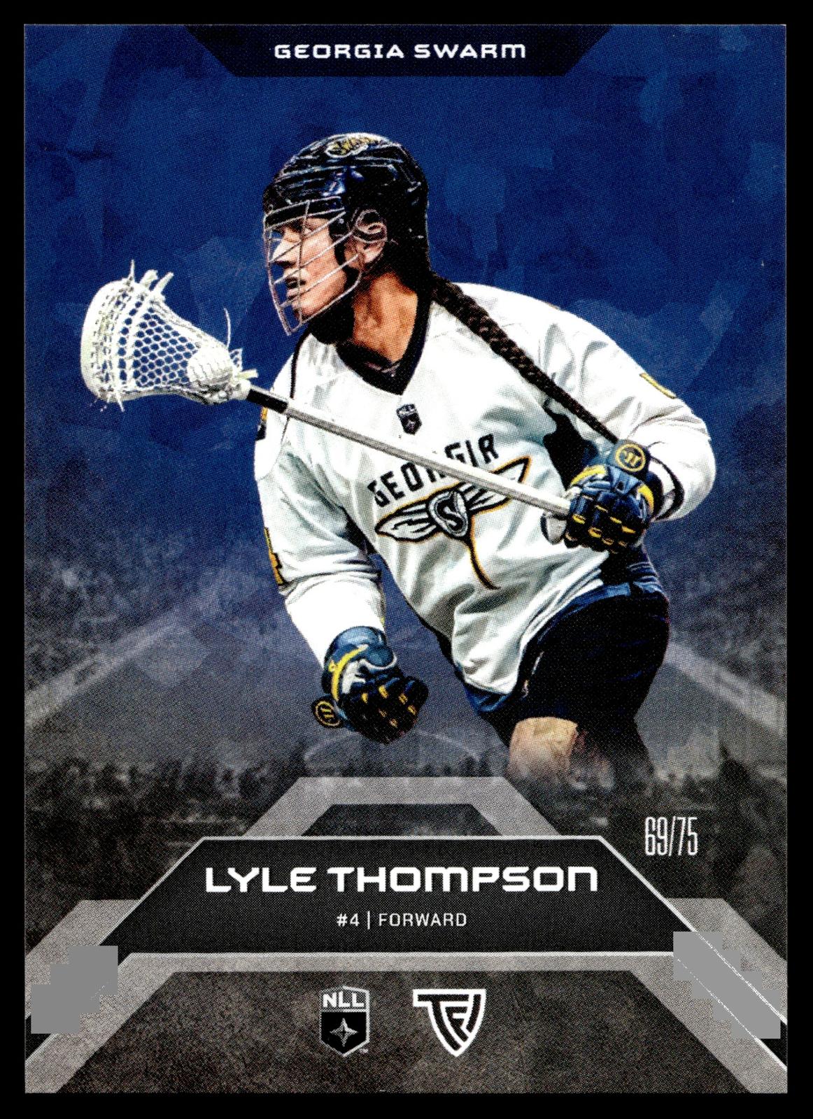 Lyle Thompson 2025 TFL Sports NLL Georgia Swarm Home Floor 69/75 #100