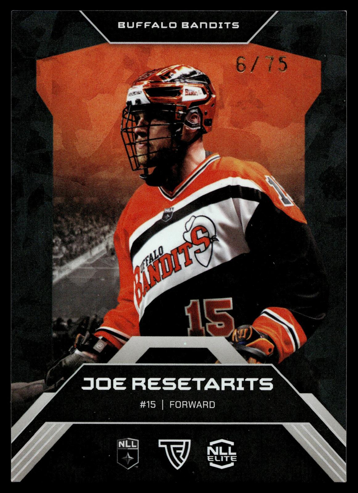 Joe Resetarits 2026 TFL NLL Elite Buffalo Bandits Home Floor 6/75 #E29