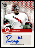 Nick Rose 2024 TFL WBLC Team Canada Base Auto