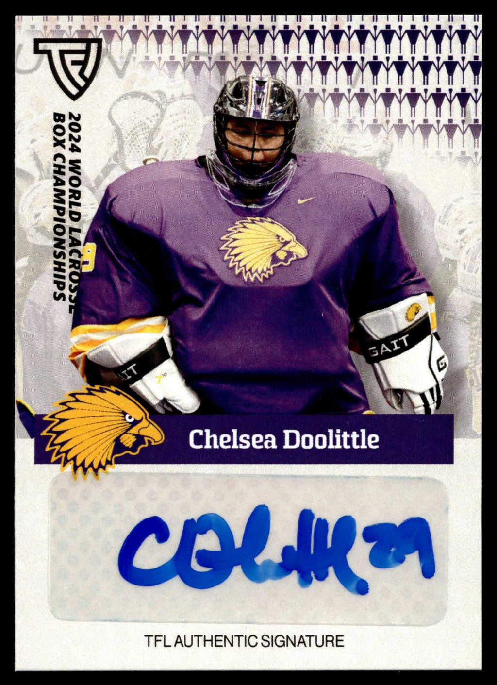 Chelsea Doolittle 2024 TFL WBLC Team Haudenosaunee Base Auto