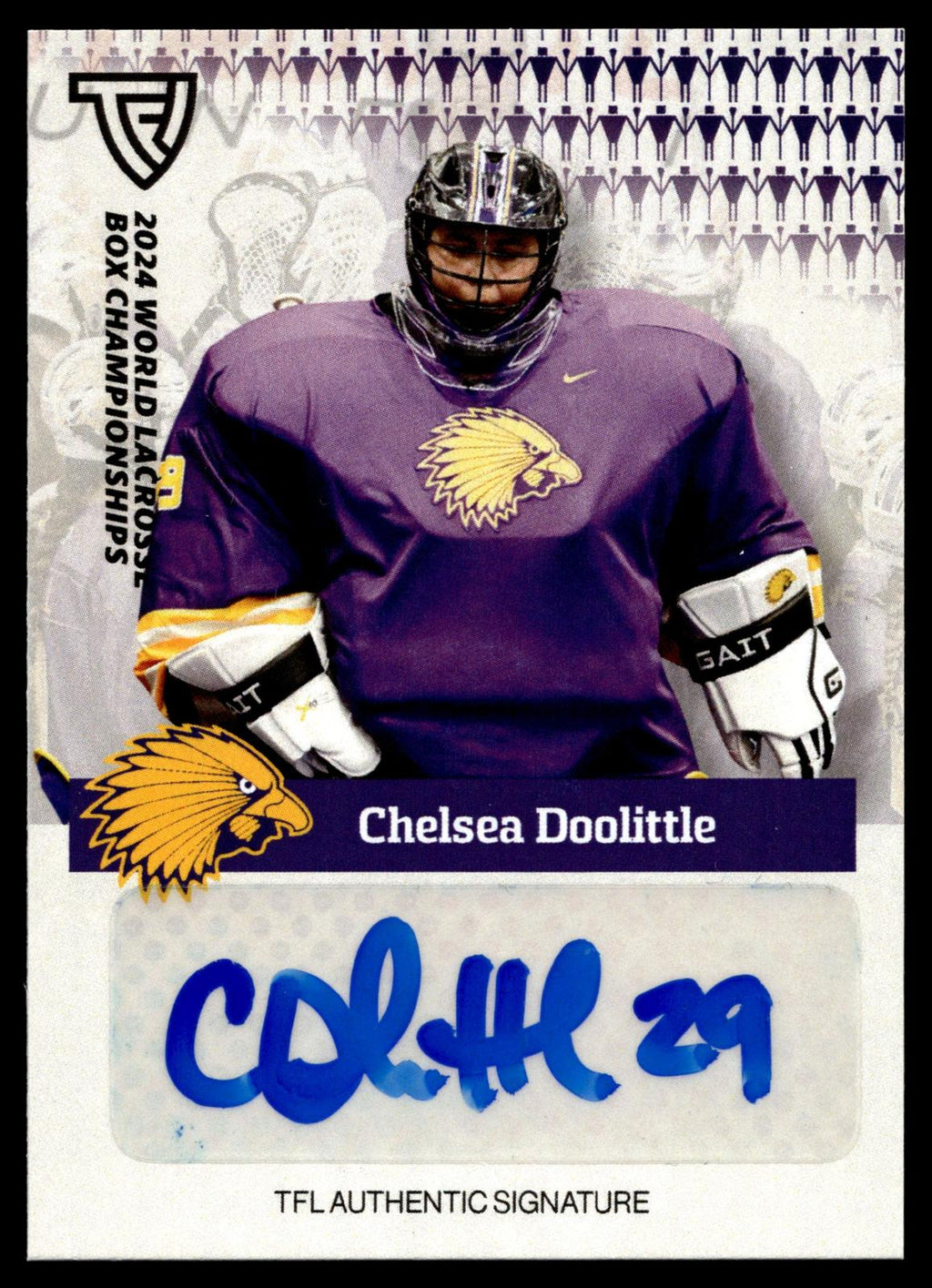 Chelsea Doolittle 2024 TFL WBLC Team Haudenosuanee Base Auto