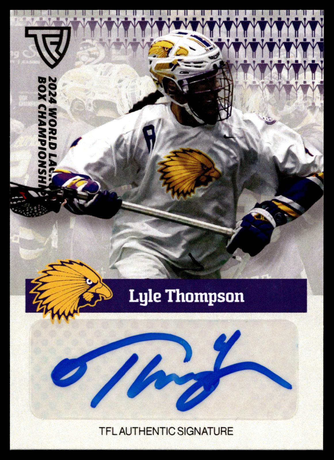 Lyle Thompson 2024 TFL WBLC Team Haudenosuanee Base Auto
