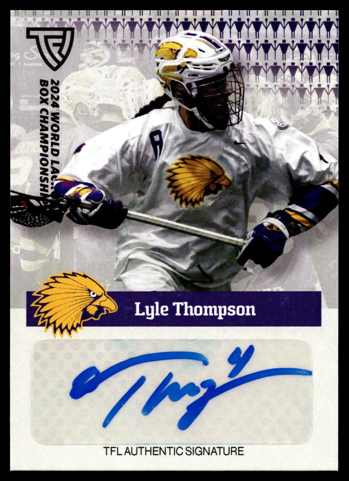 Lyle Thompson 2024 TFL WBLC Team Haudenosuanee Base Auto