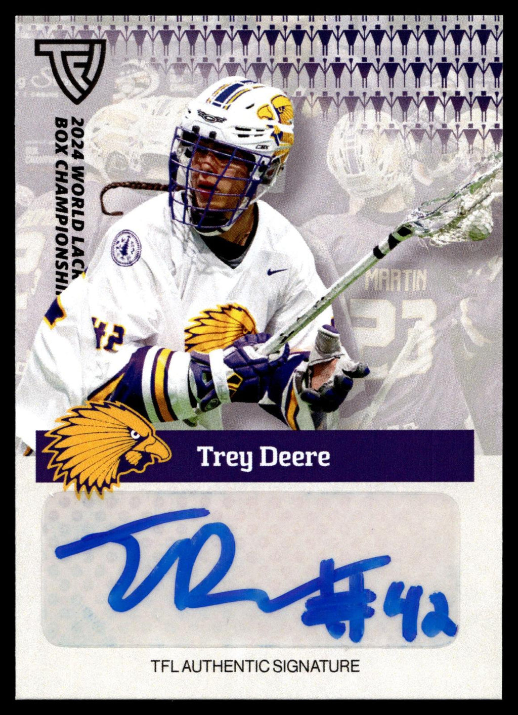 Trey Deere 2024 TFL WBLC Team Haudenosuanee Base Auto